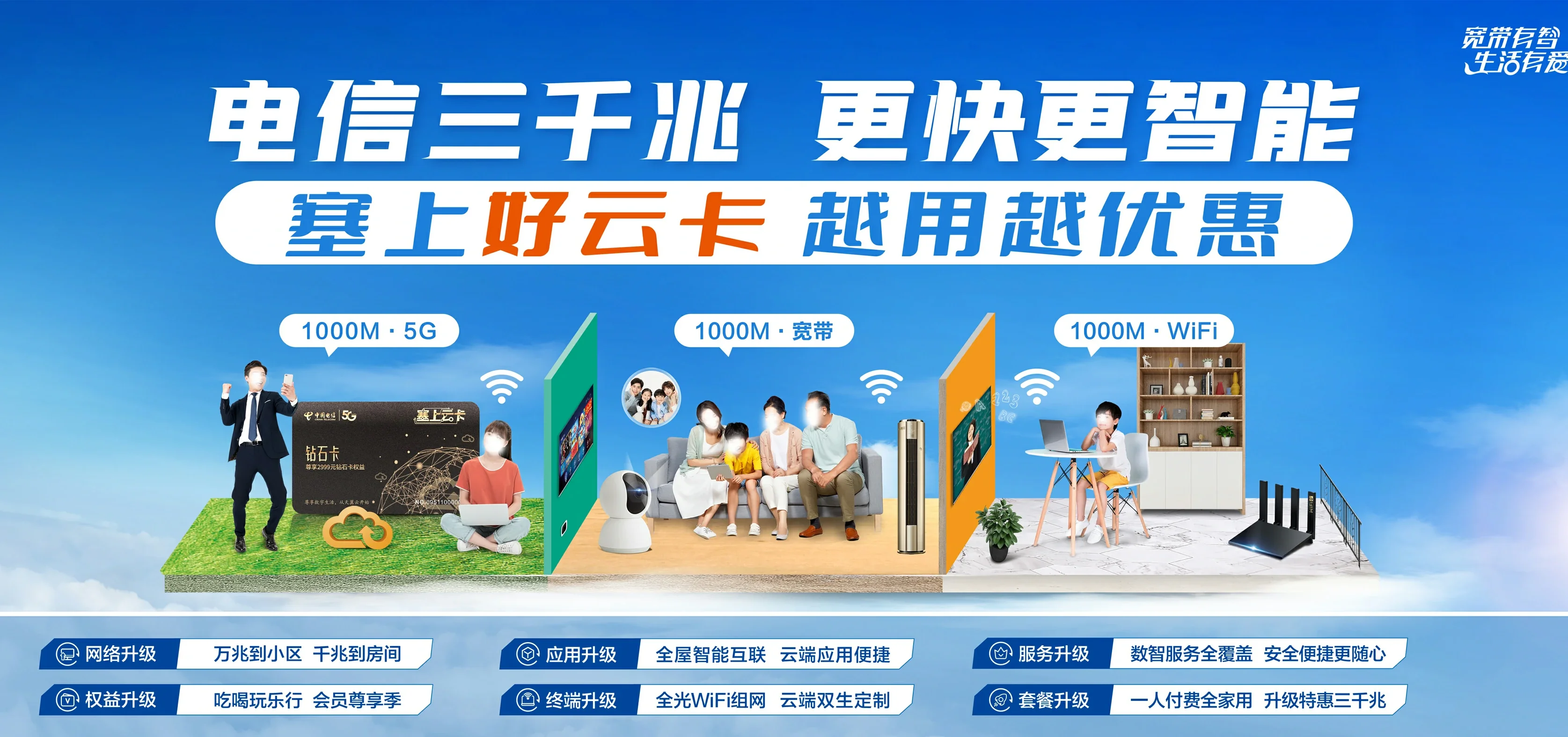 中国电信 八步区电信宽带 宽带套餐
